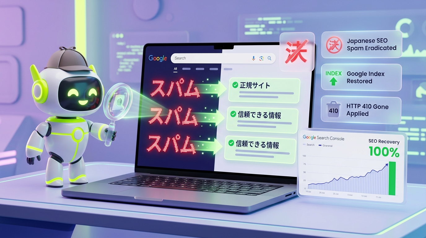 The Japanese Keyword Hack: Forensic Root-Cause Analysis, Cloaking Detection, and HTTP 410 Remediation on WordPress