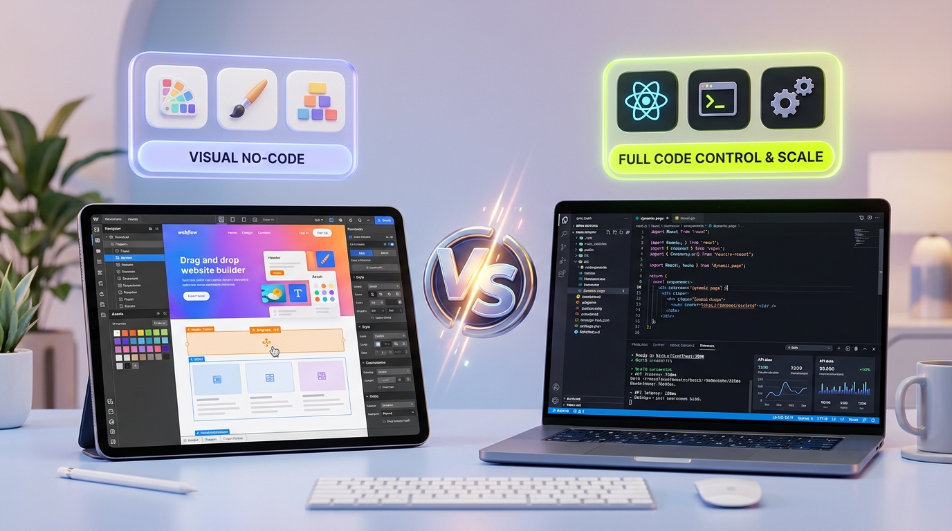 Webflow vs Custom Development: When Ambitious Brands Need to Graduate to Code in 2026